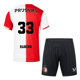 Jalkapallo Pelipaidat/Peliasut Feyenoord Rotterdam Hancko 33 Lasten Kotipelipaita 2023-24